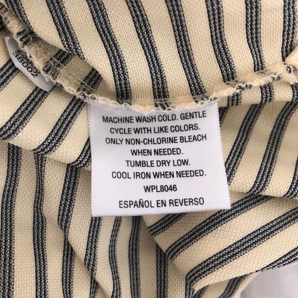 Greg Norman Yellow striped pocket golf polo shirt - Picture 6 of 6